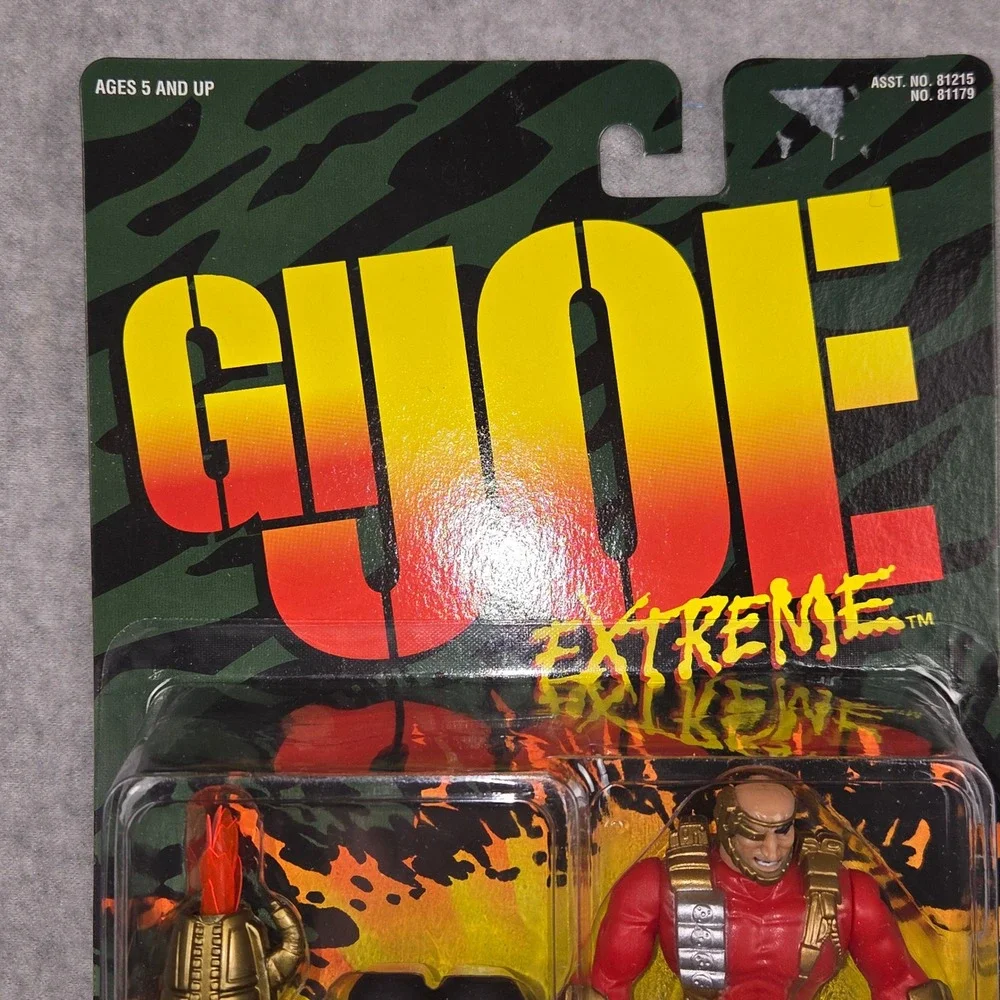 GI Joe Extreme Inferno Action Figure Kenner 1995 Firebolt Flamethrower 81179 NIB